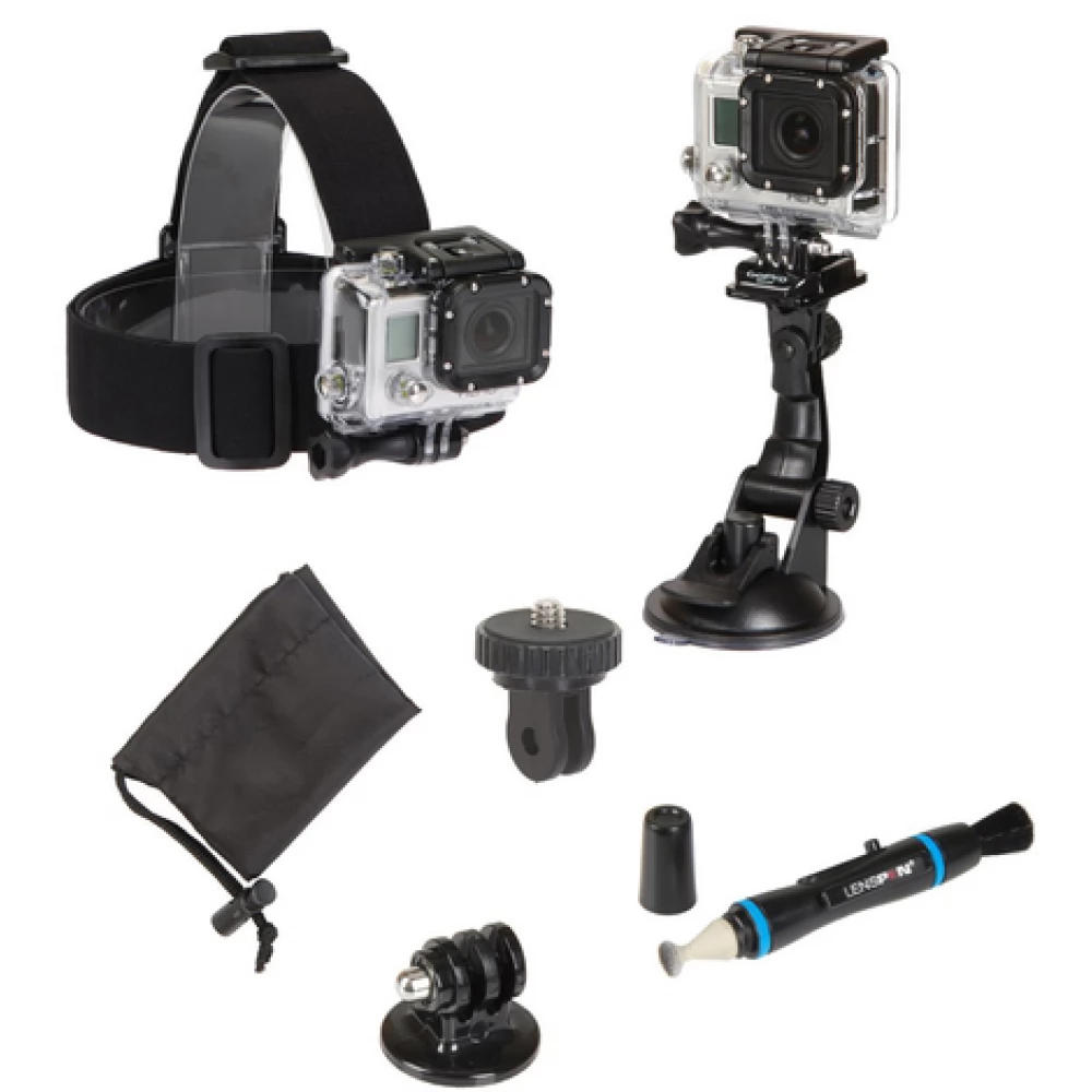 SUNPAK SP-ACTION-5-2 Action Camera Accessory Kit 5 tartozékszett GoPro sistem aparat foto 5 buc