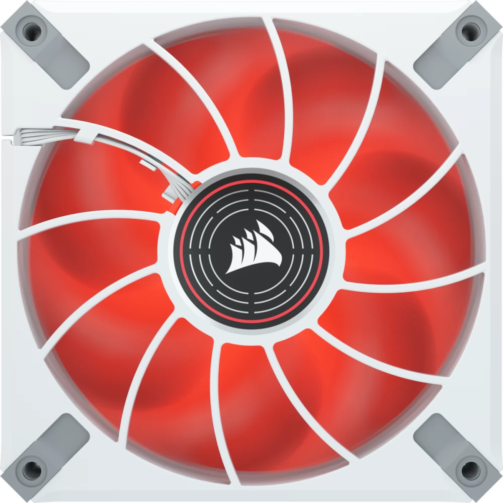 CORSAIR ML120 LED ELITE Red Premium 120mm PWM Magnetic Levitation Fan roșu alb cu cadru