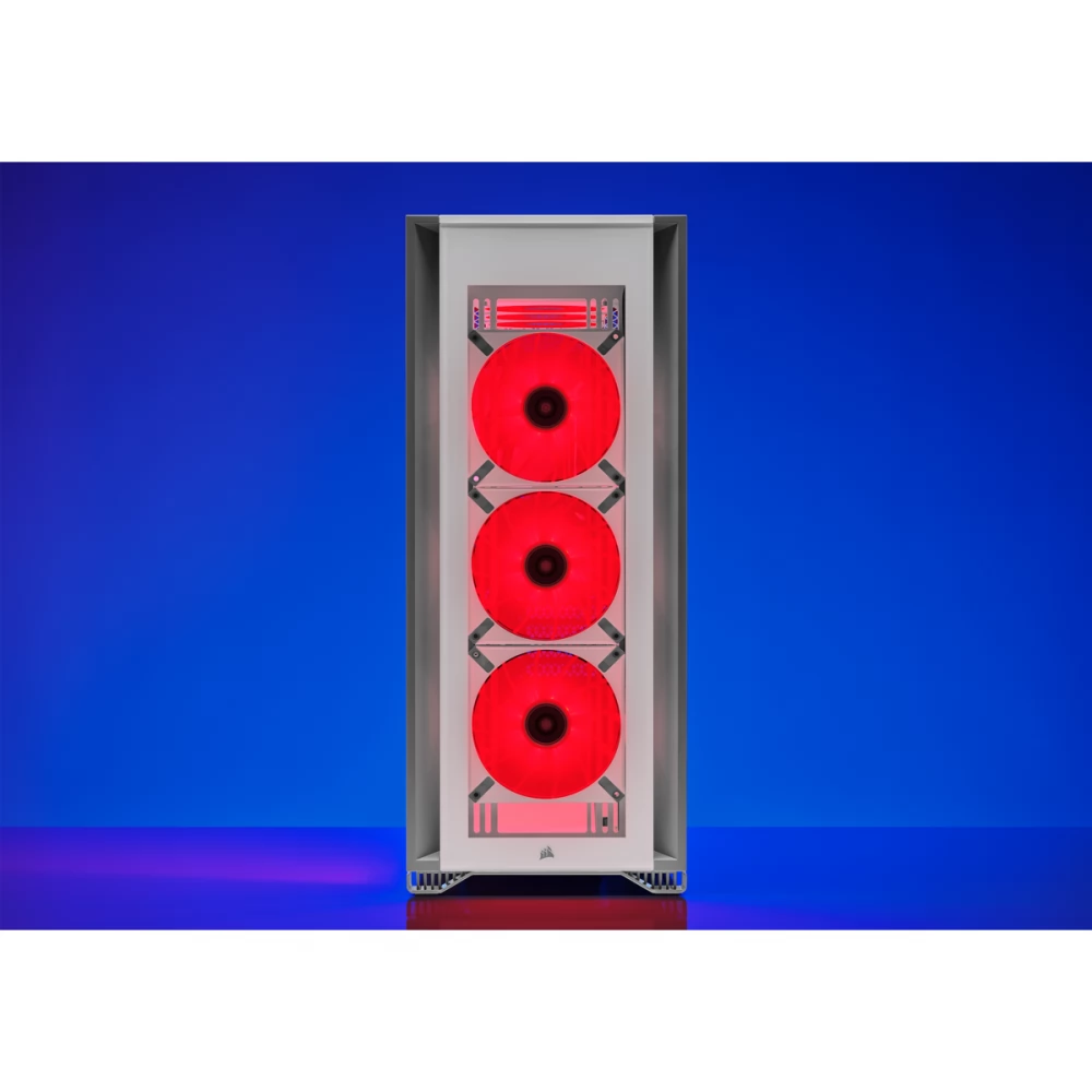 CORSAIR ML120 LED ELITE Red Premium 120mm PWM Magnetic Levitation Fan crvena bijela uramljen