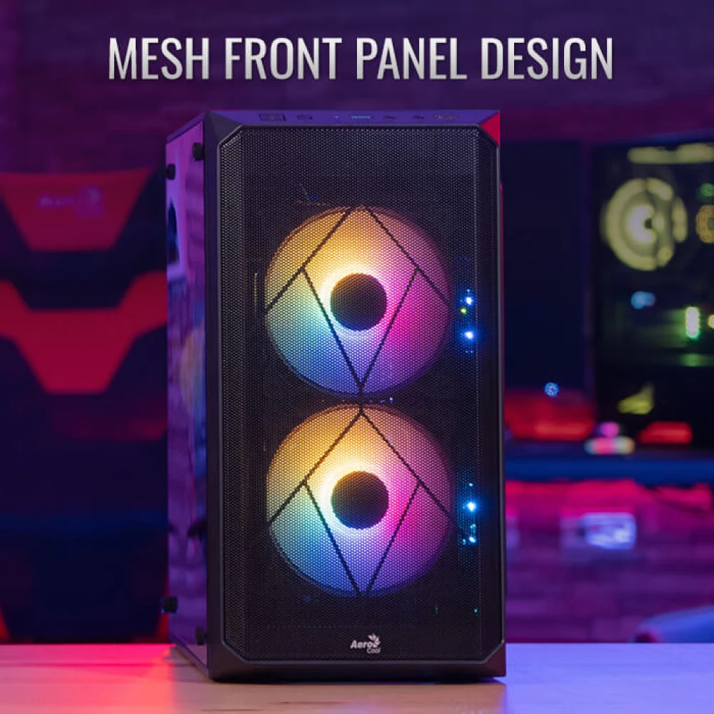 AEROCOOL CS-107-A-BK-V2 fekete - iPon.hu
