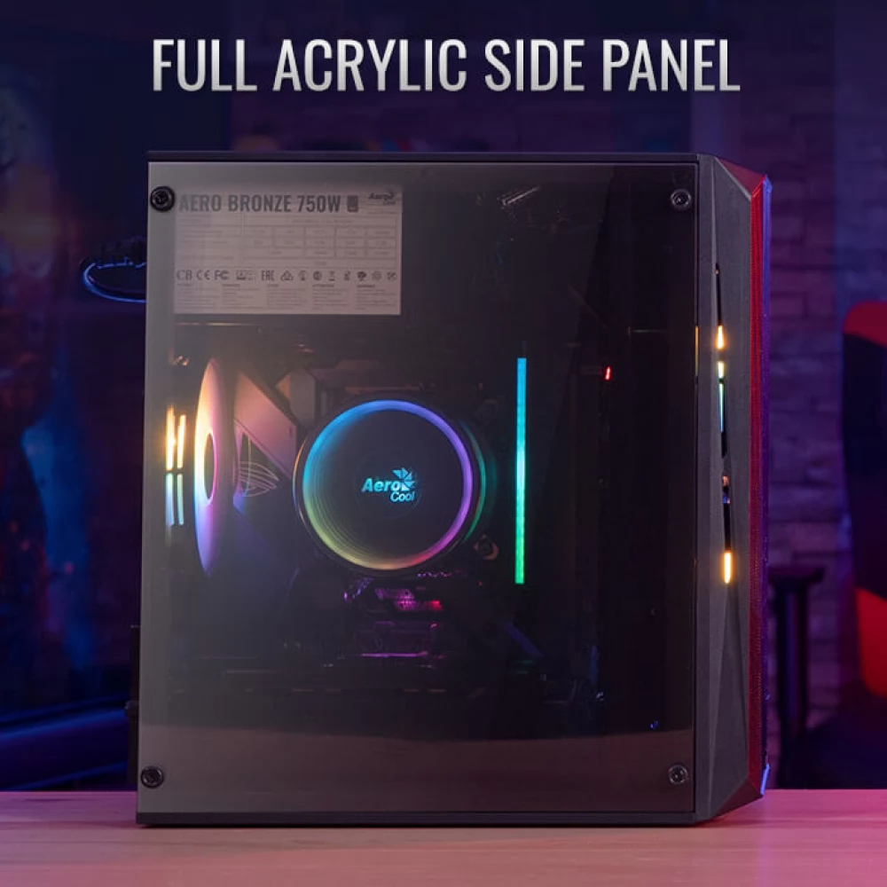 AEROCOOL CS-107-A-BK-V2 fekete - iPon.hu