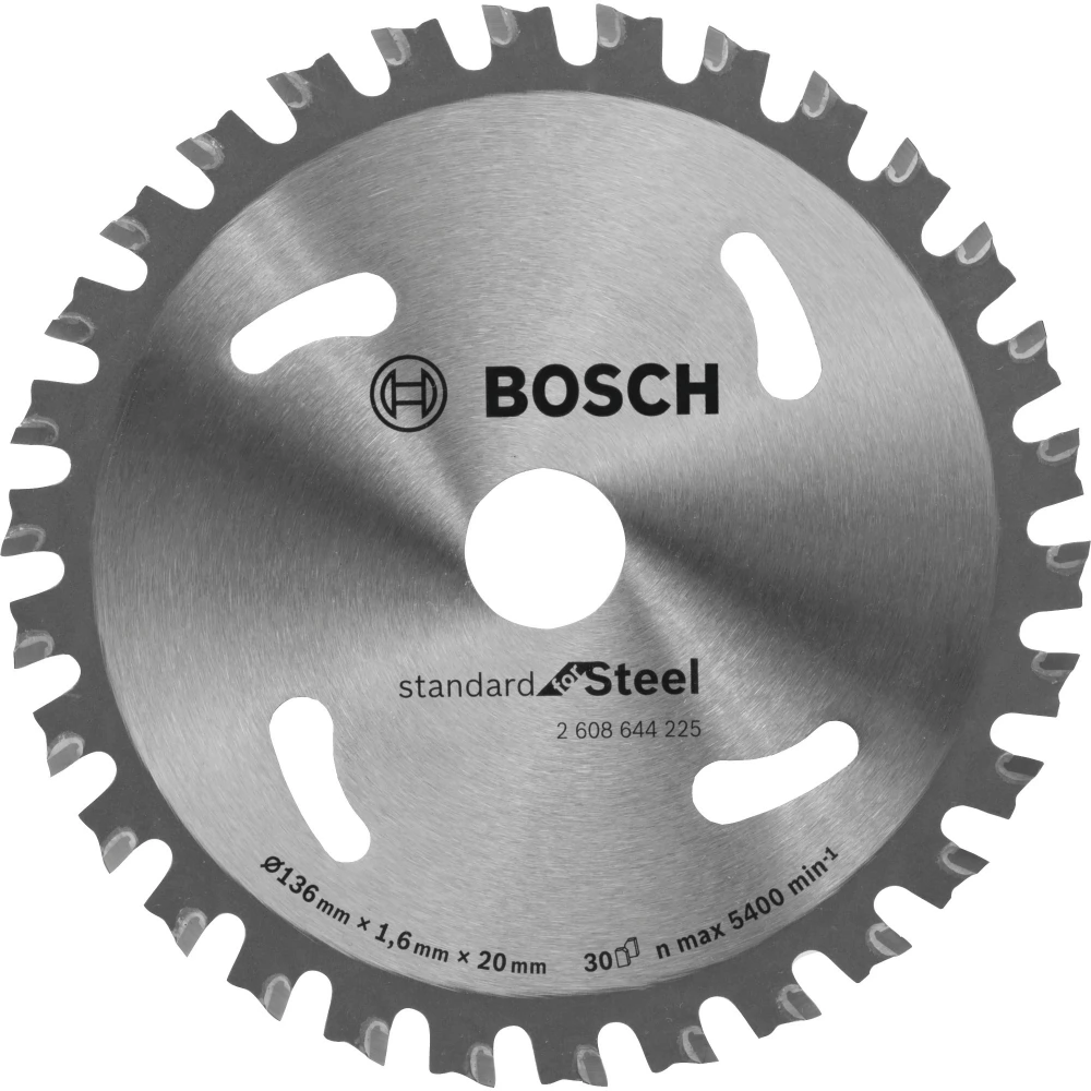 BOSCH Sägeblatt Standard for Steel 136mm 30T (Basic Garantie)