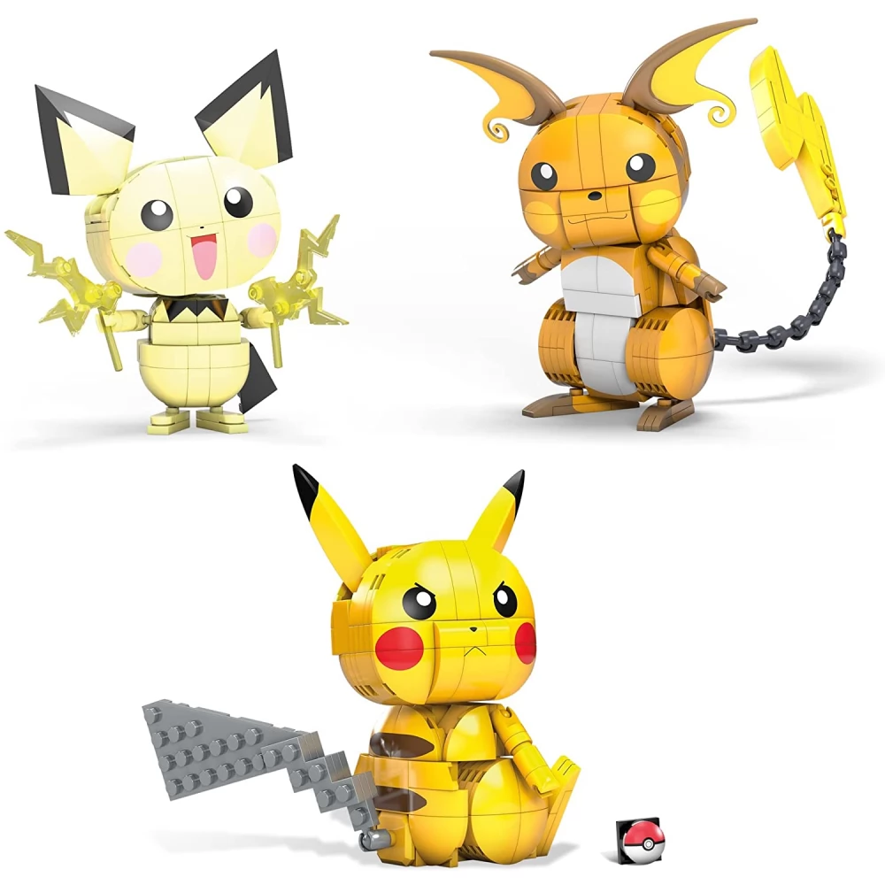 Set Construccion Mega Contrux Pikachu Pokemon 825 pcs