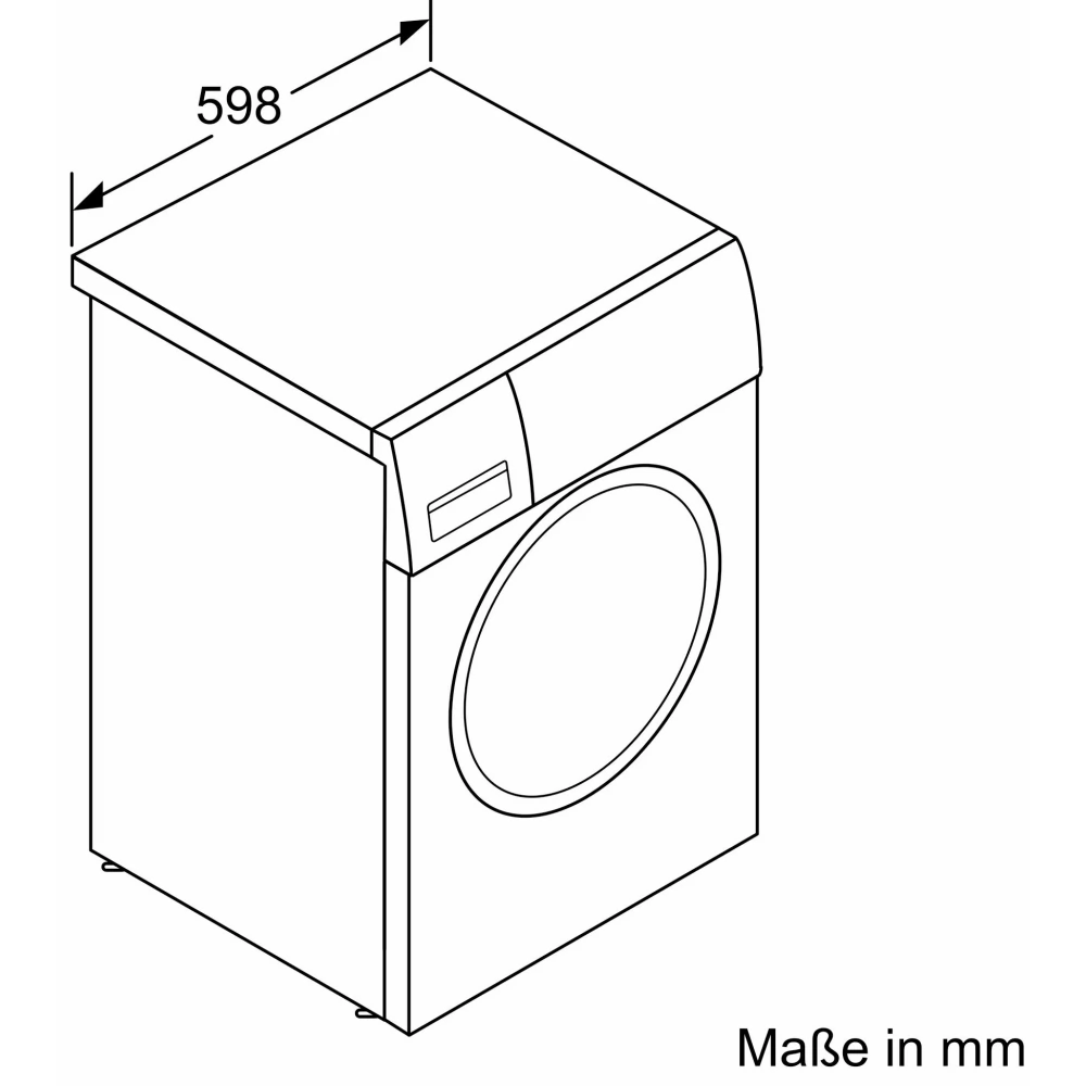 BOSCH WAV28MWIN Serie 8 Washing machine Front-loading 9 kg 1400 rpm / minute A white (Basic guarantee)