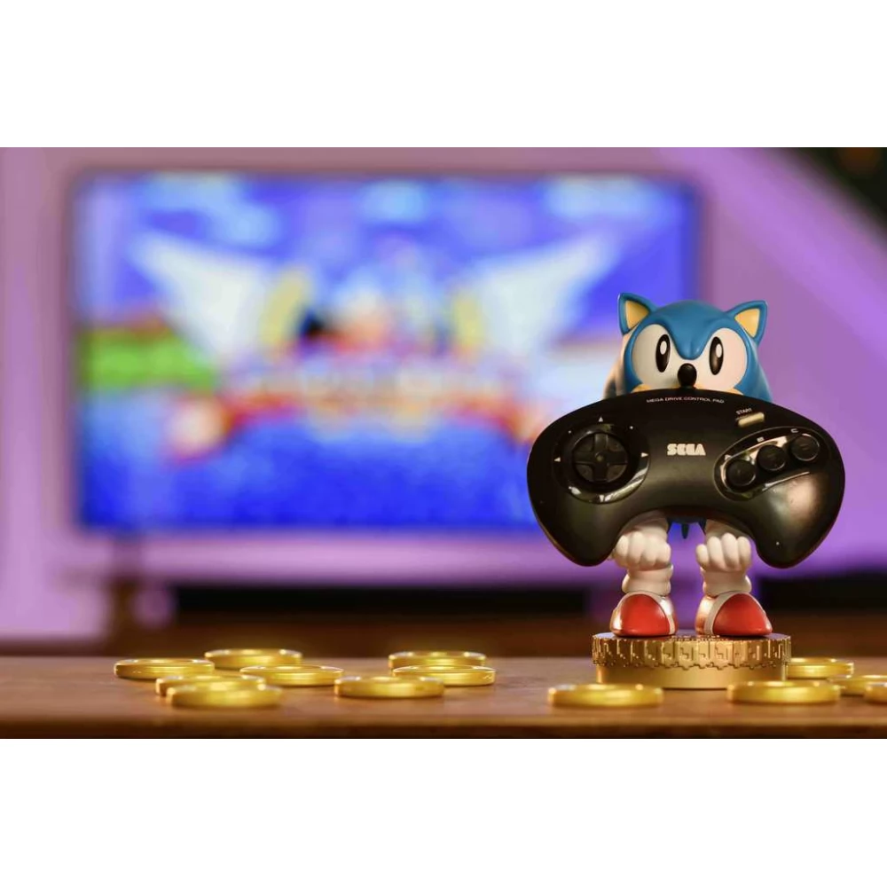 EXQUISITE GAMING Controler de telefon tartó-töltő figura 30. aniversare Crash Bandicoot Sonic