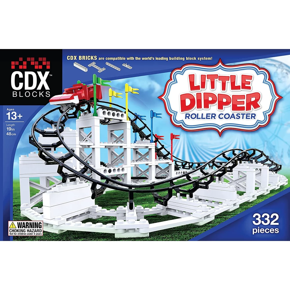 CDX BLOCKS Little Deeper Achterbahn Baumeister Lager 332 klumpig