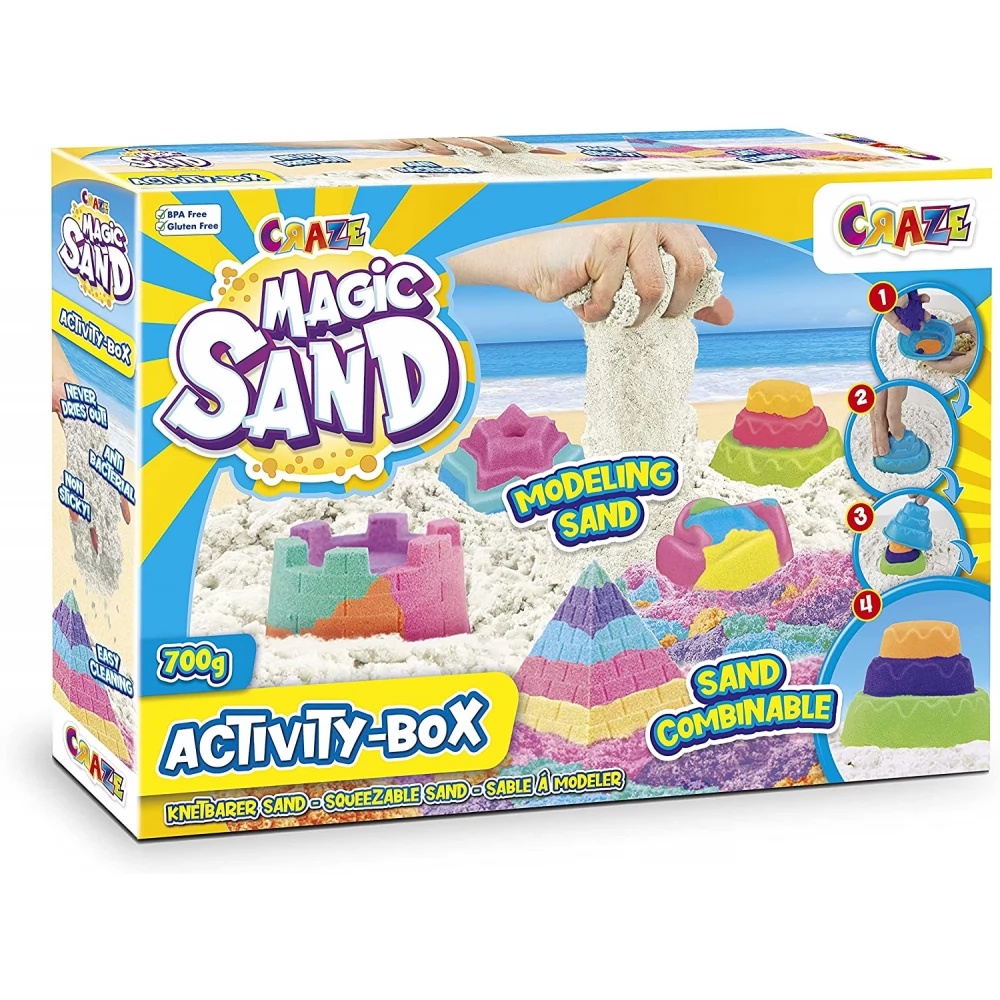CRAZE Magic Sand Activity Box atracție nisip set