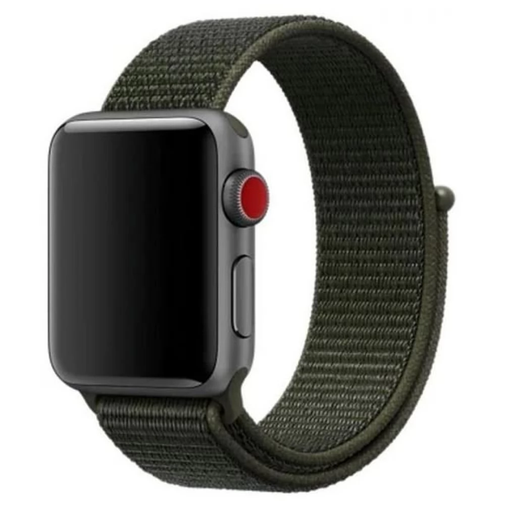 XPROTECTOR Apple Watch Klettverschluss Gürtel 42/44mm khaki