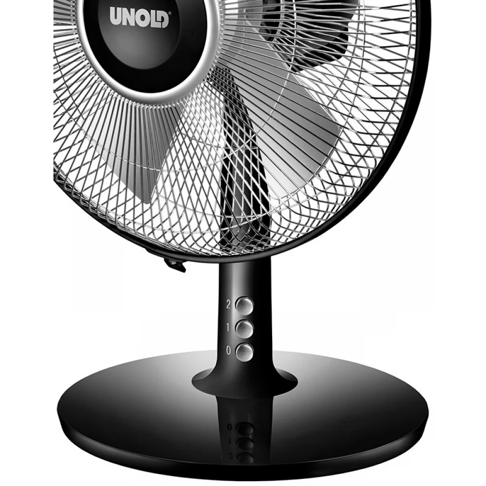 UNOLD 86817 Silverline Ventilator desktop 25 W negru / argint