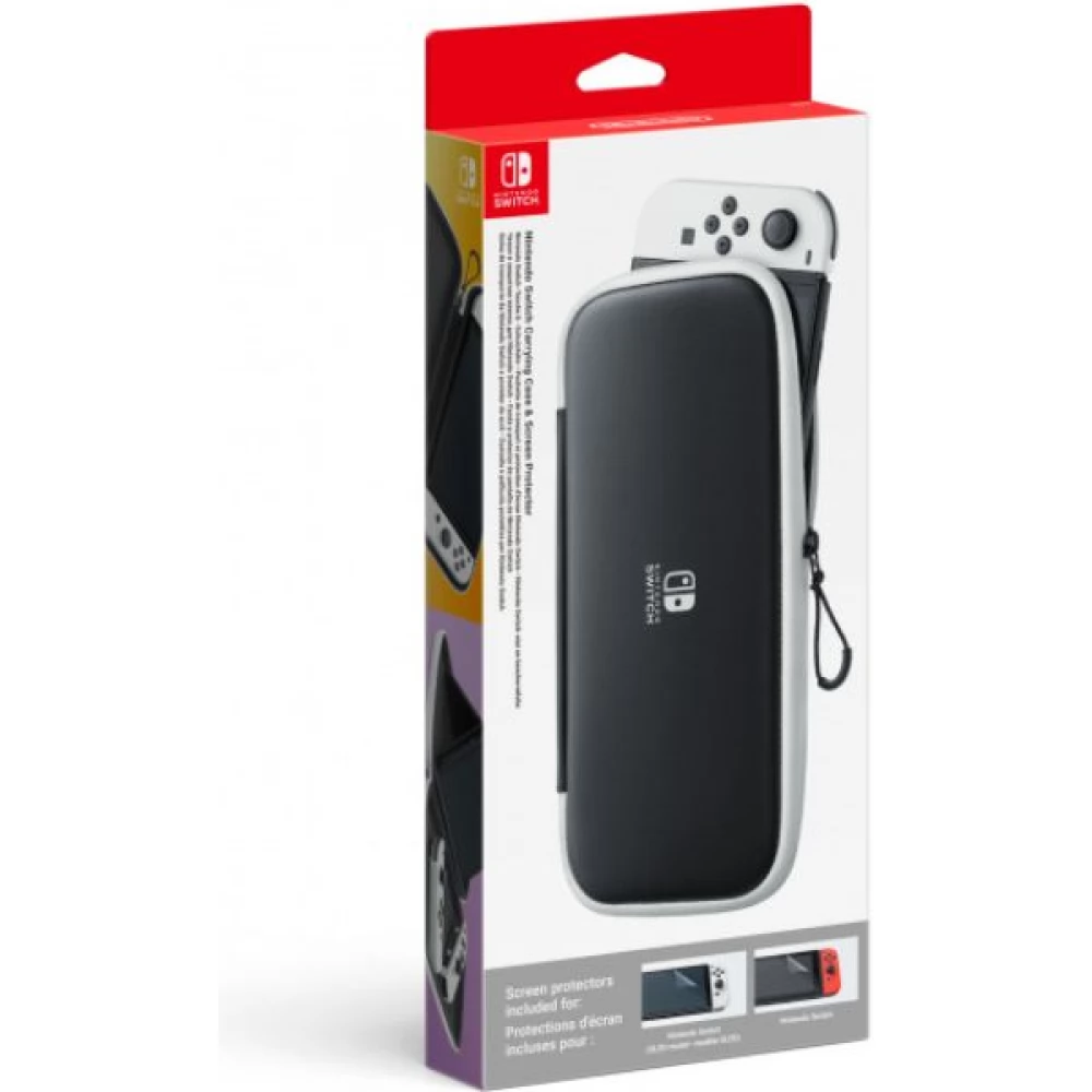 skyld flod anmodning NINTENDO Switch OLED carrying case and screen protector foil - iPon -  hardware and software news, reviews, webshop, forum