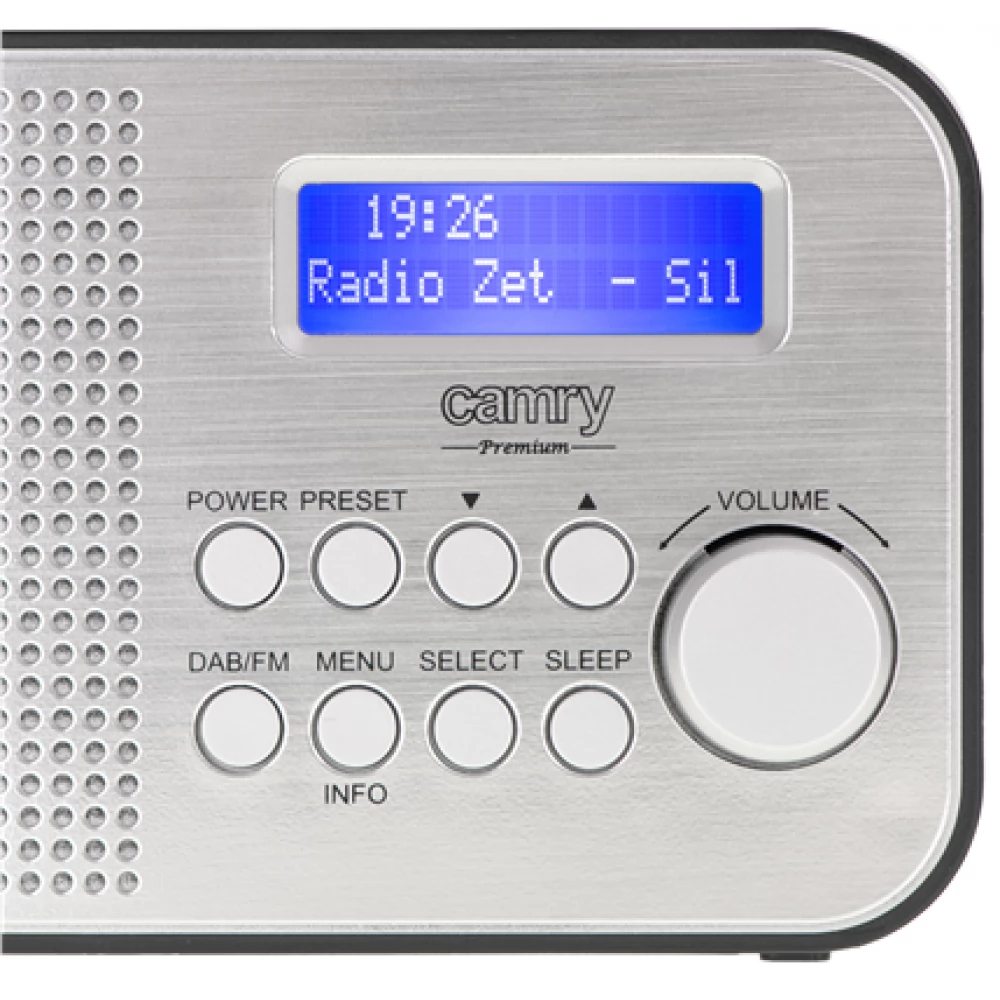 CAMRY CR 1179 radio negru-argint