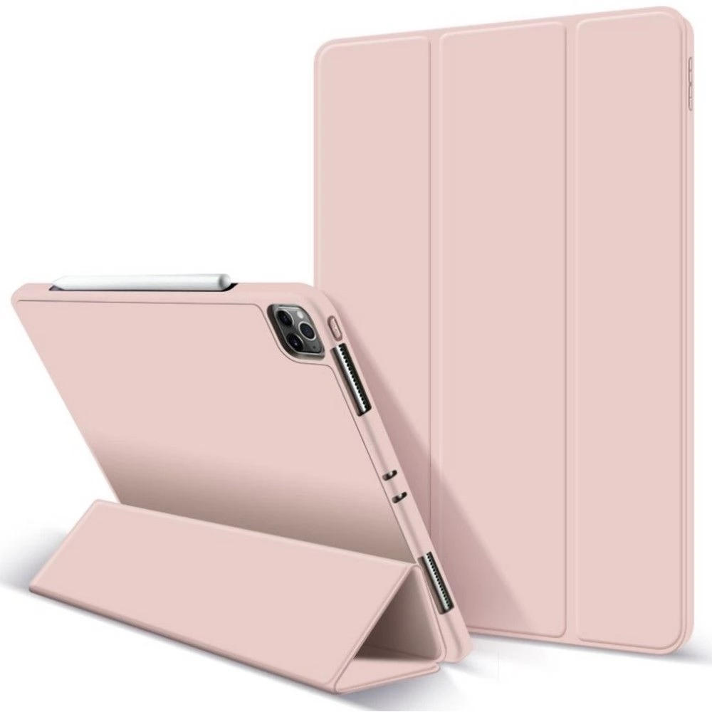 ZONE iPad Pro 12.9 (2021) mappa case Apple Pencil with holder pink