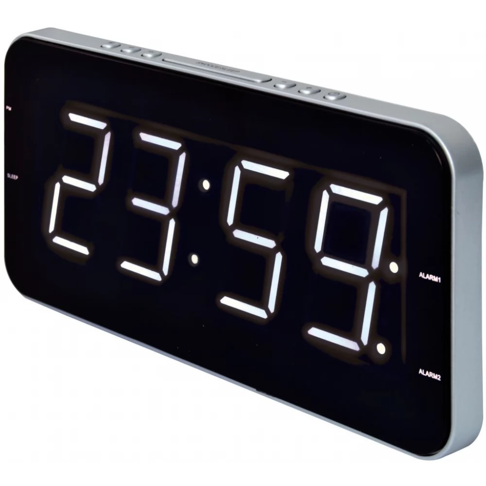 ROADSTAR CLR-2615 cu radio ceas cu alarmă negru