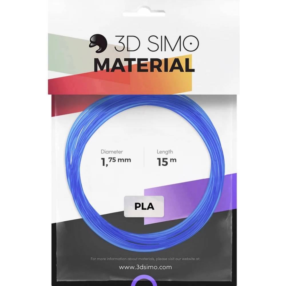 3DSIMO Filament PLA kék/fehér/piros 15m