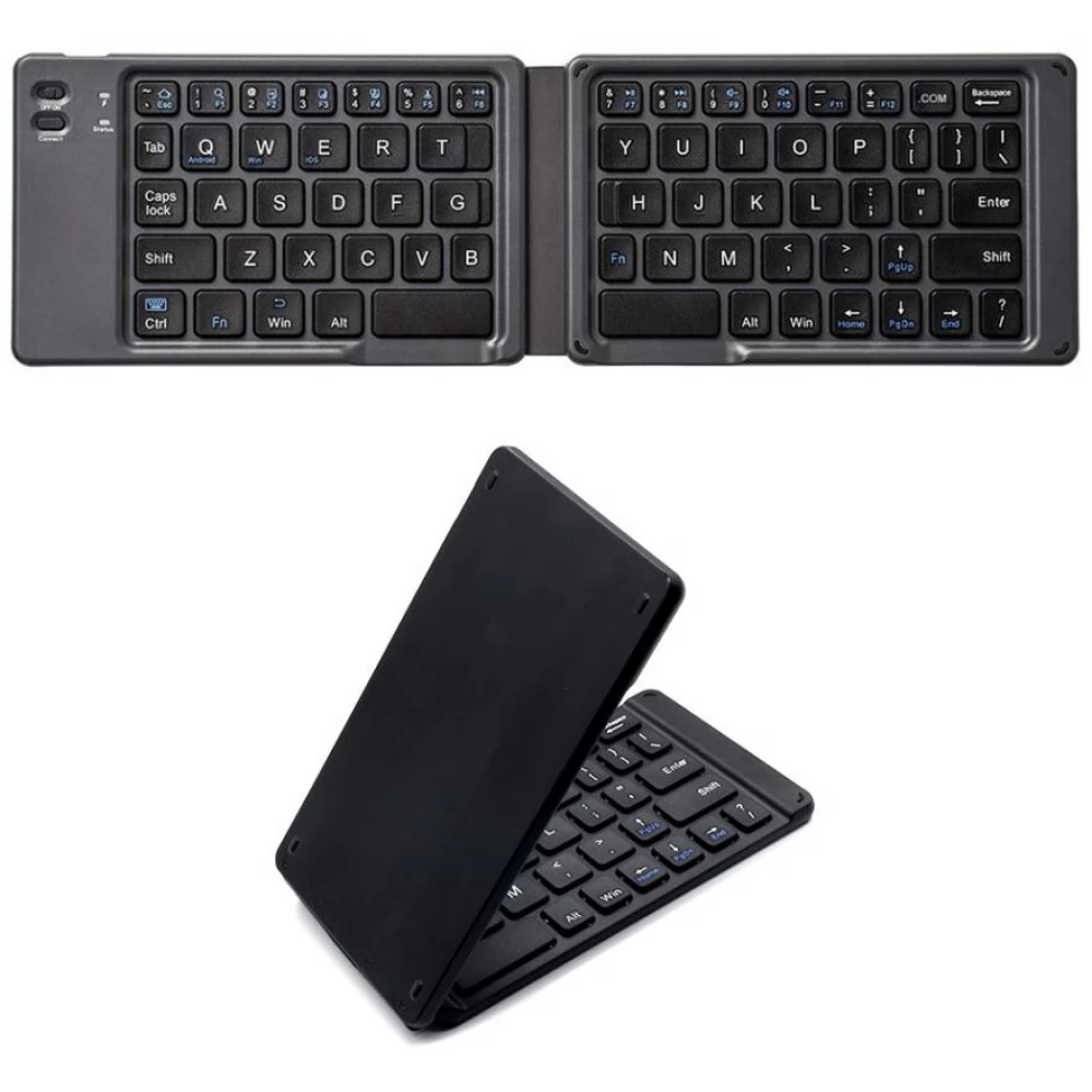 TECHLY USB Bluetooth Foldable Keyboard for Tablet and Smartphone
