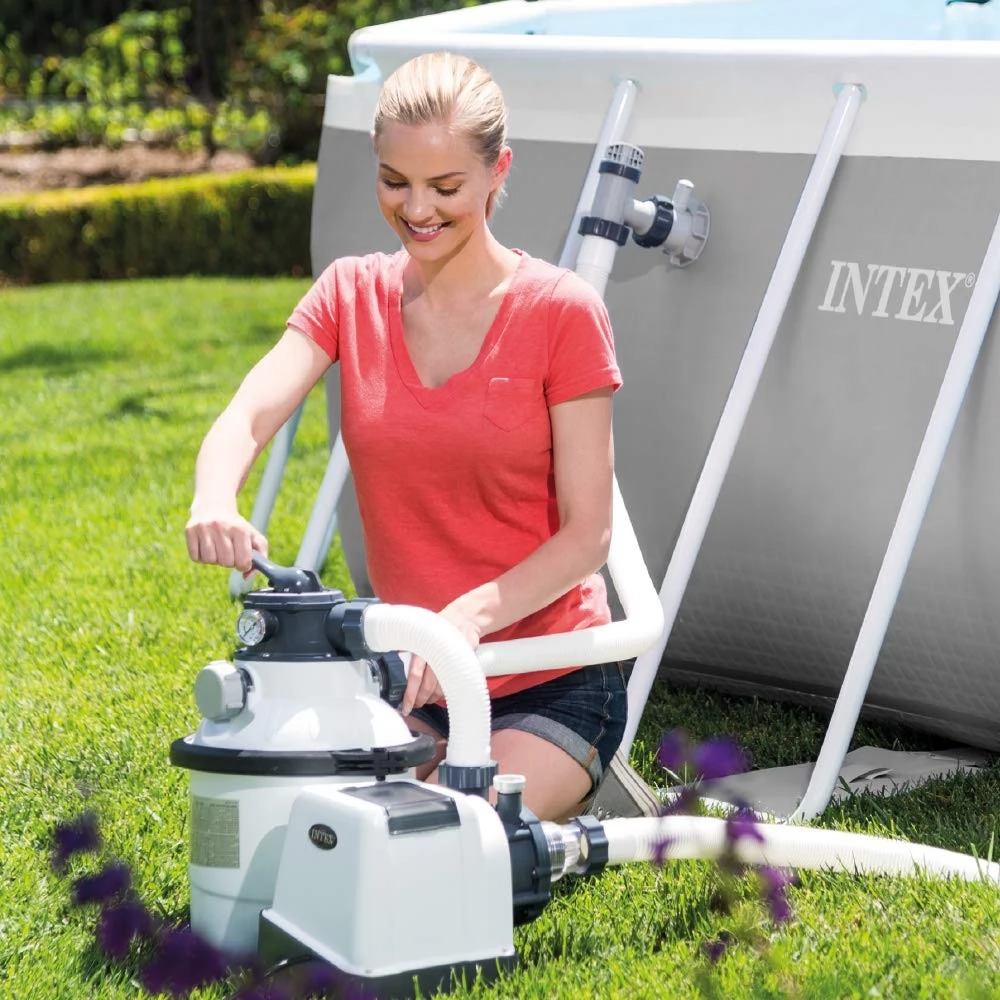 INTEX 26642 KrystalSand Homokszűrős Recirculation 2m3/h - iPoncomp.com