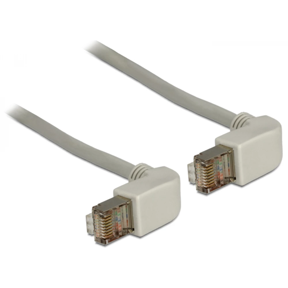 Delock Cable RJ45 Cat.6 SSTP angled / angled 2 m