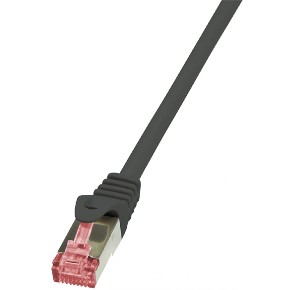 LogiLink Patch cablu PrimeLine Cat.6 S/FTP negru 75 m