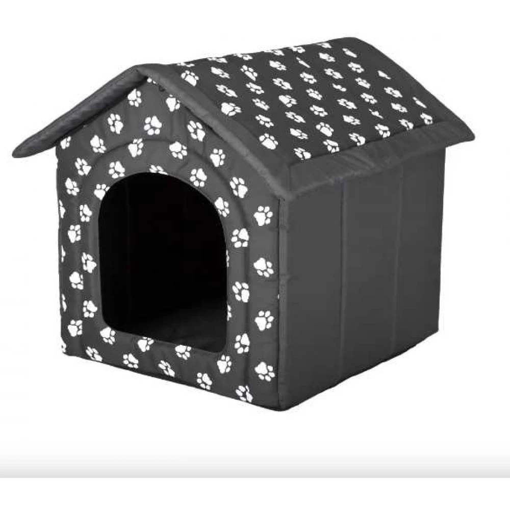 Kuća za pse sivo boja mancs dizajn kutyaágy