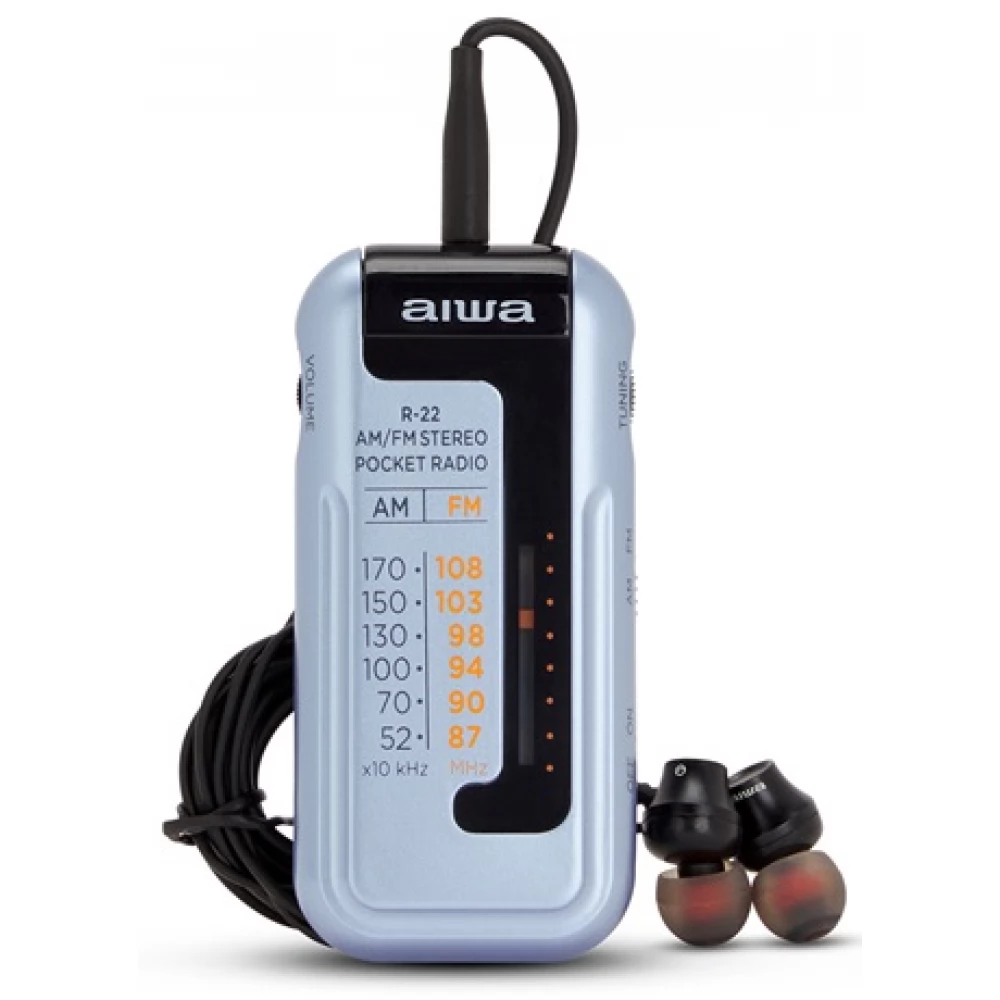 icdn.ru 22 AIWA R-22 Portable pocket radio silver - iPoncomp.com
