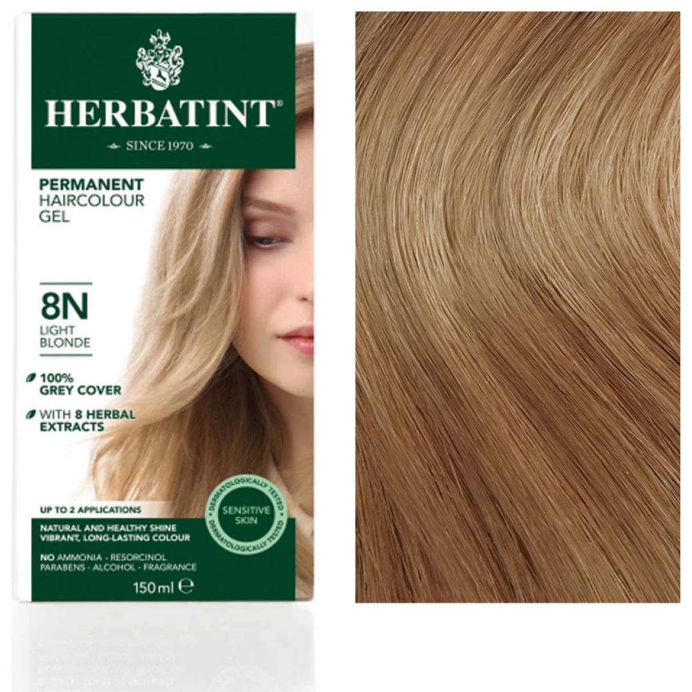 Amazon.com : Herbatint 1N Permanent Herbal Black Haircolor Gel Kit - 3 per  case. : Chemical Hair Dyes : Beauty & Personal Care