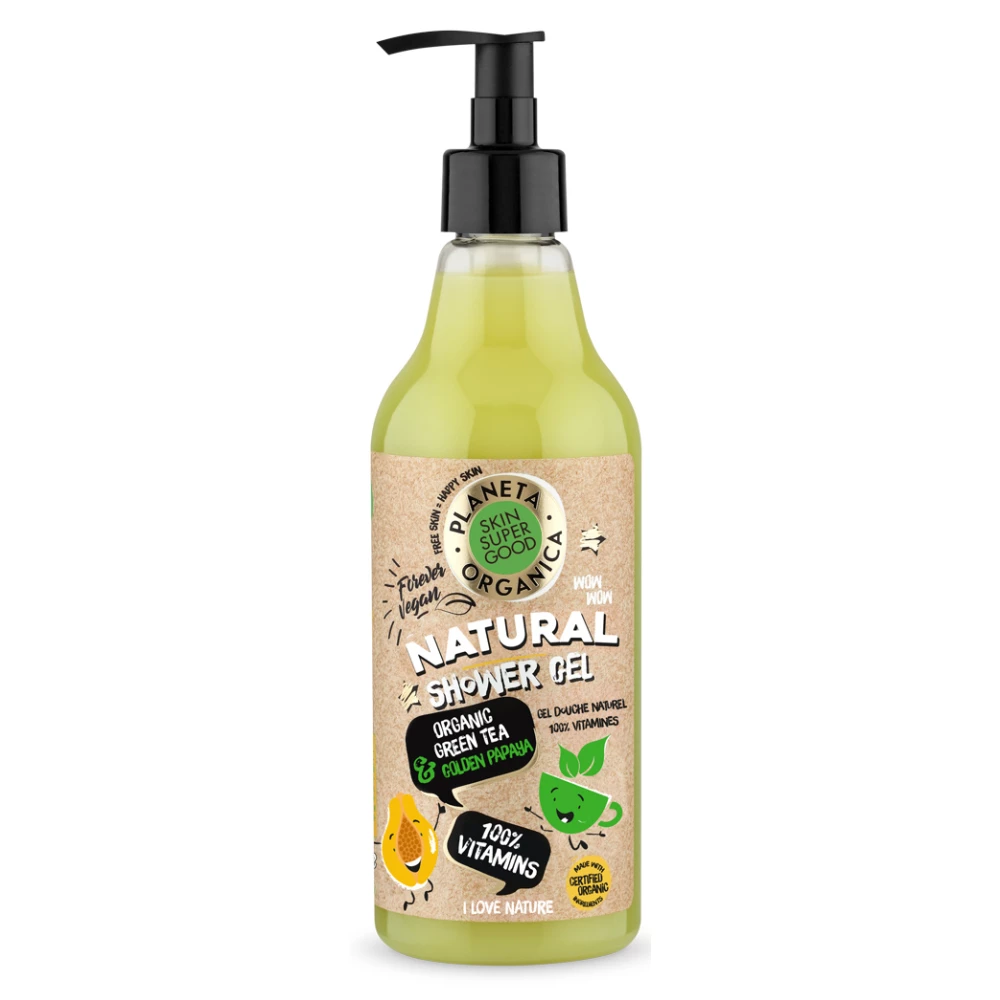 Planeta Organica skin super good természetes "100% Vitamins" tusfürdő ...