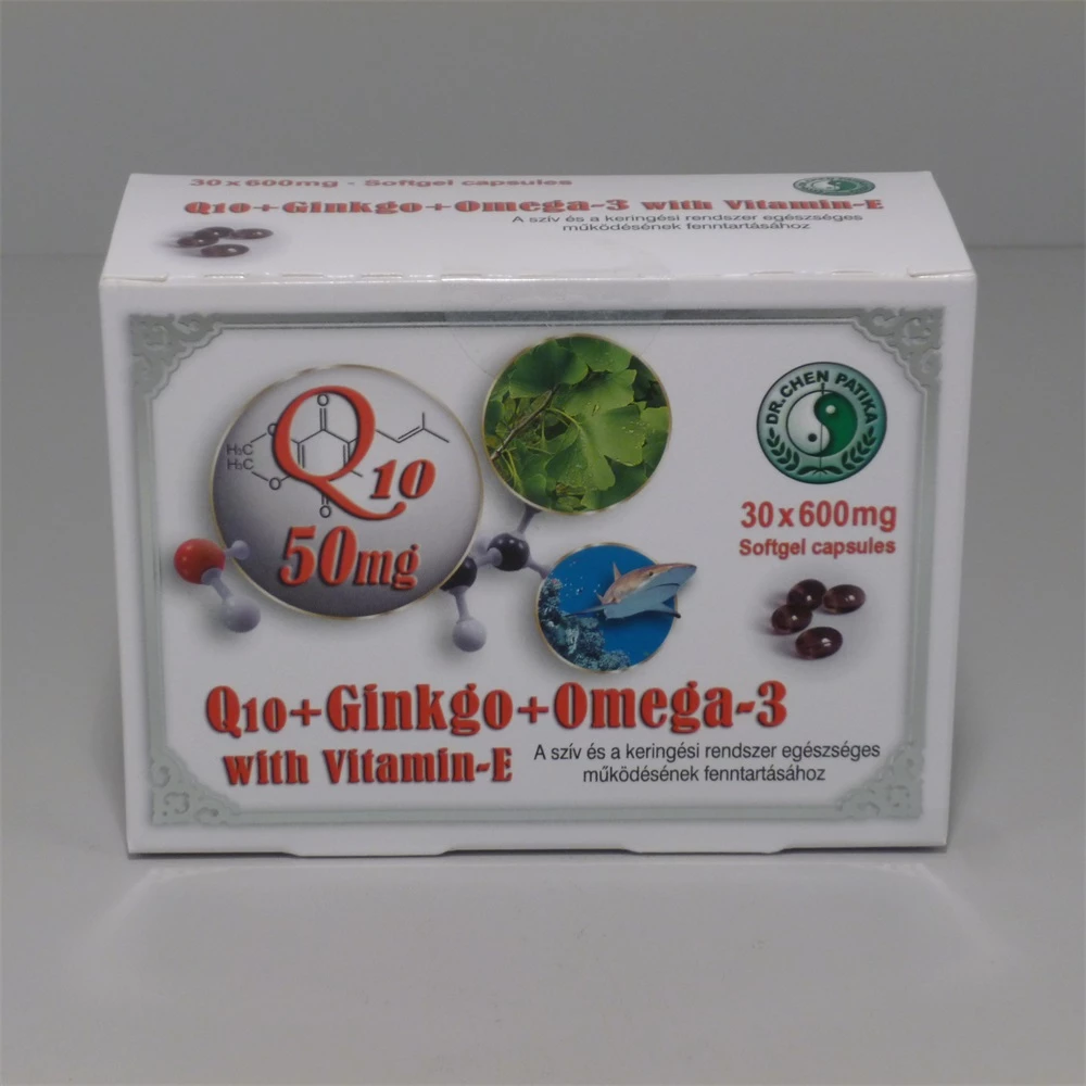 Dr Chen Dr.chen q10+ginkgo+omega3 kapszula 30 db iPon hardver és