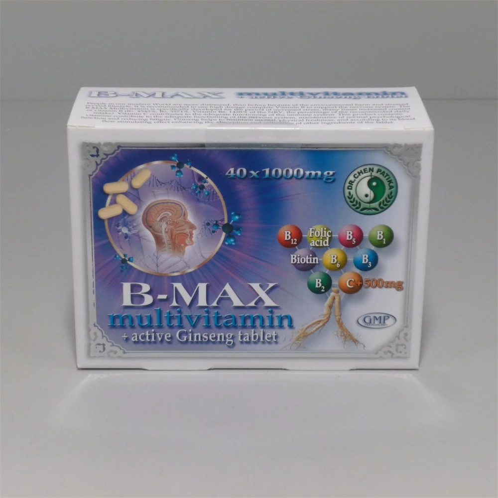 Dr Chen Dr.chen B-max Multivitamin Tabletta 40 Db - IPon - Hardver és ...