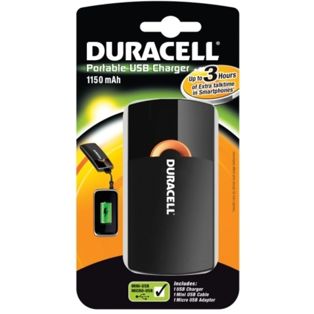 DURACELL Power Bank 1150mAh fekete iPon.hu