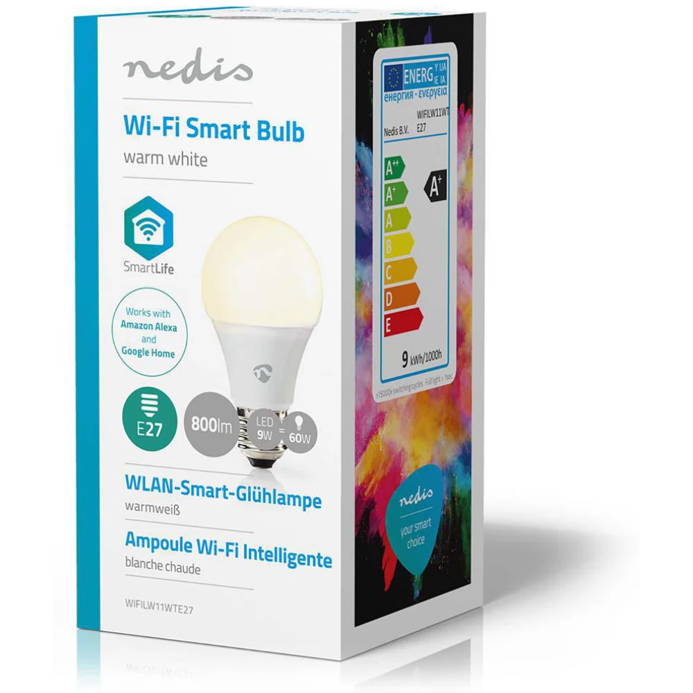 Meross Smart Wi-Fi LED Ampoule E27 MSL100HK (Version EU) 