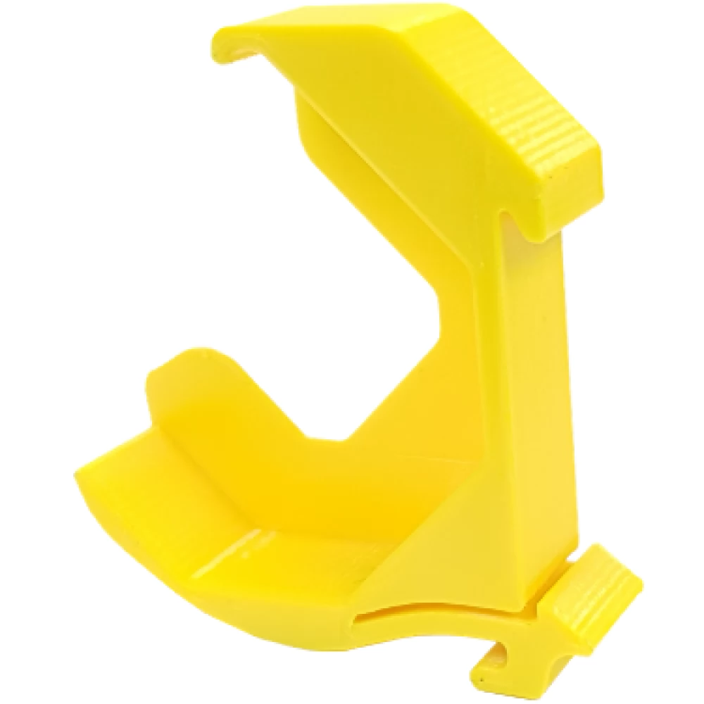 SHELLY DIN rail holder / adapter Shelly RGBW2 vezérléshez yellow ...