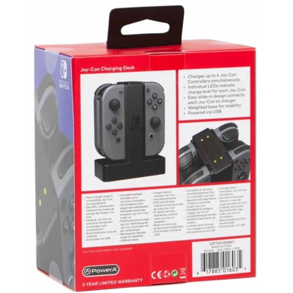 POWERA Switch JoyCon LED Charging Dock controller charging station
