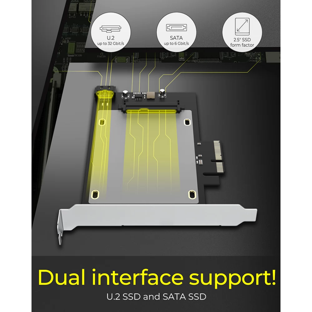 Icy Box Ib Pci U Converter For X U Nvme Or Sata Ssd To Pcie X Ipon Hu