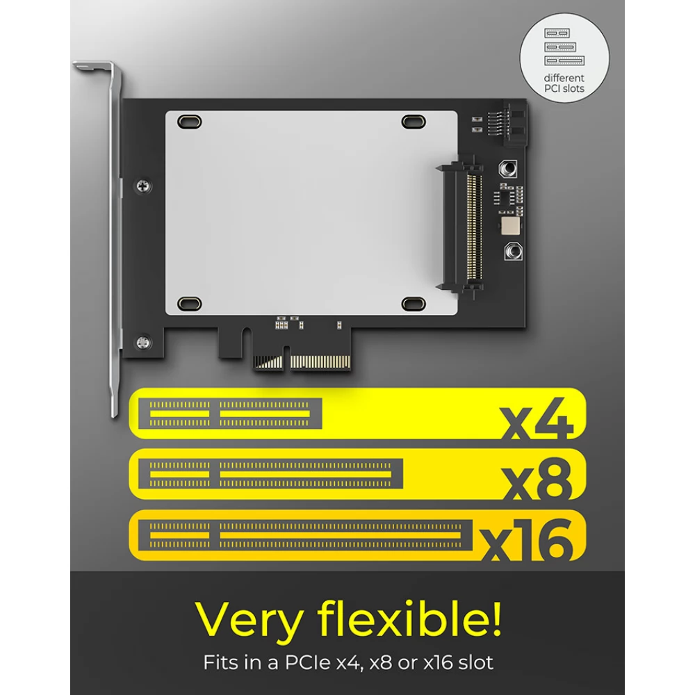 Icy Box Ib Pci U Converter For X U Nvme Or Sata Ssd To