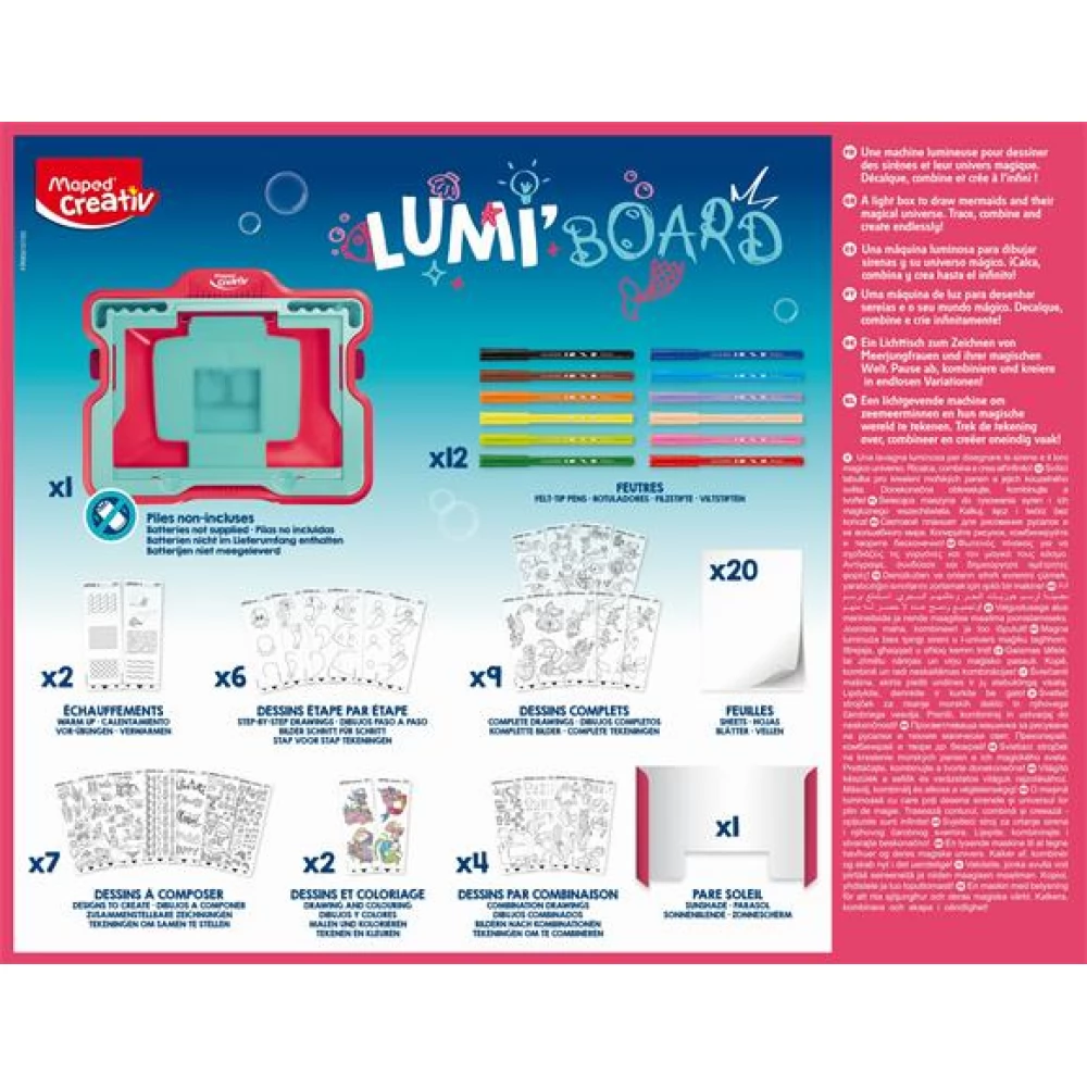 Salmons Department Store - Maped Creativ Lumi' Board - Drawing
