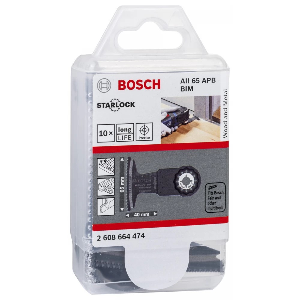 Bosch Accessoires PRO AII 65 APIB invalzaagblad | 65 x 40 mm | 1 stuk - 2608669081