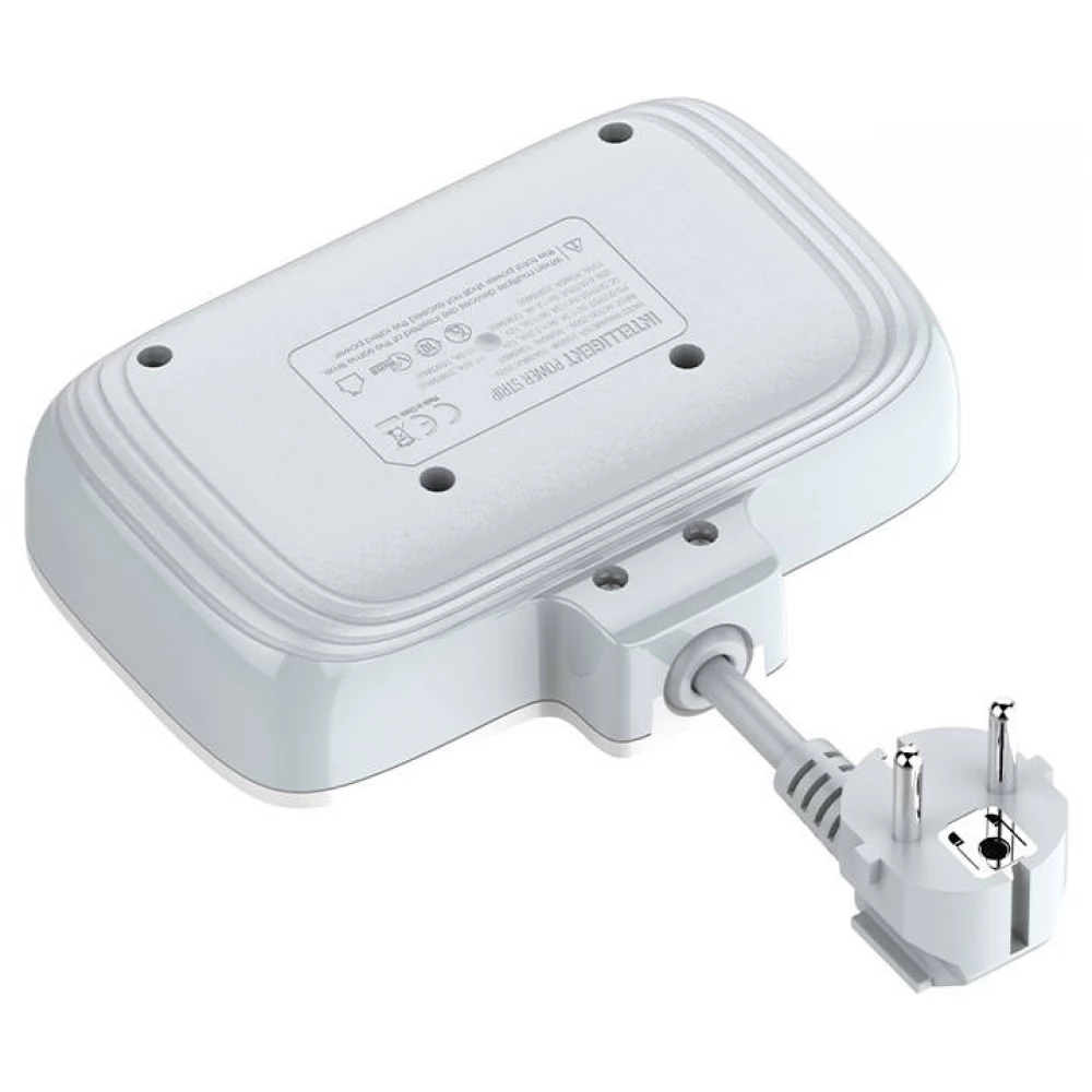 LDNIO SE2435 Elosztó 2 aljzat 4x USB fehér kapcsolós - iPon.hu