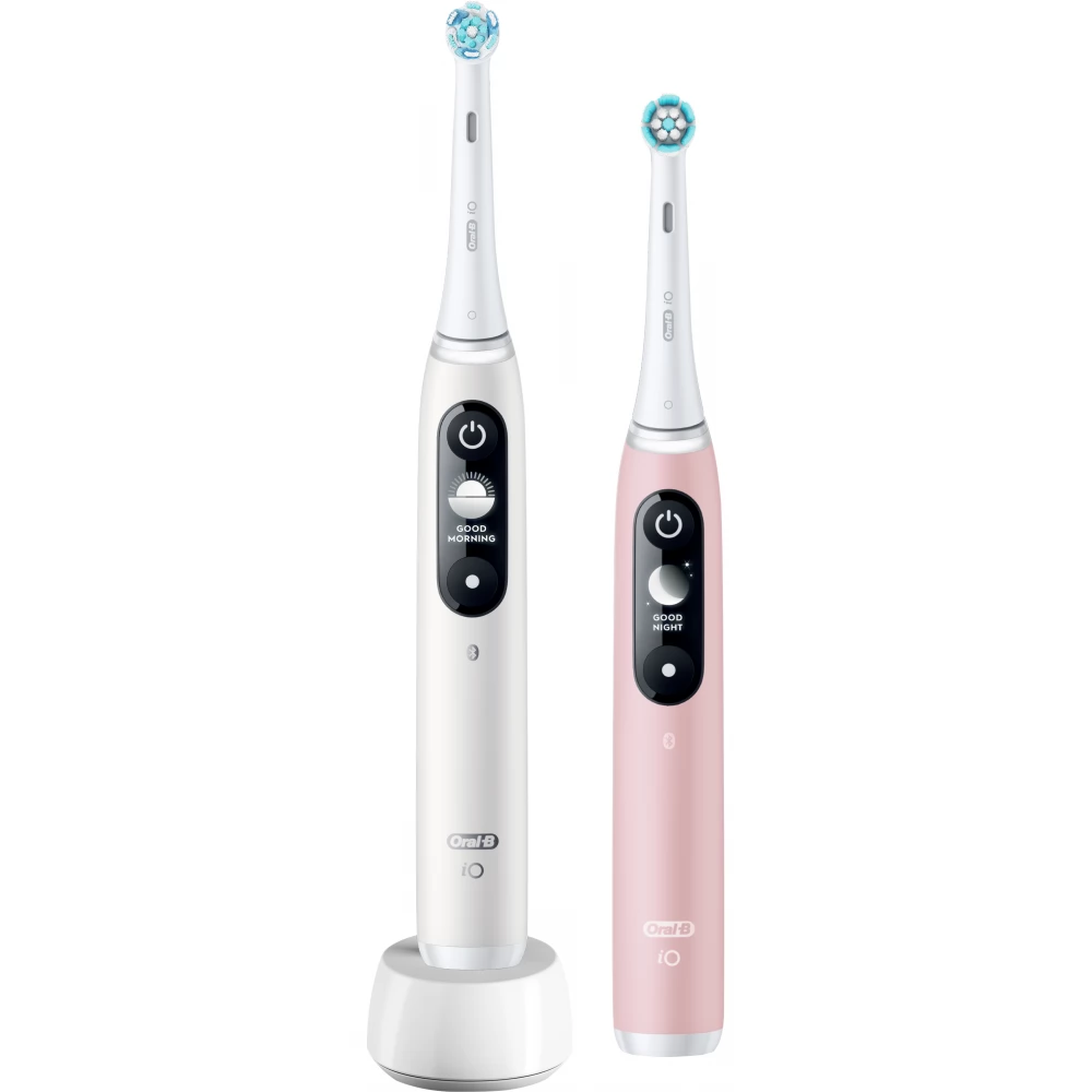vacature verband gaan beslissen ORAL-B iO 6 Duo Electronic toothbrush set White-pink - iPon - hardware and  software news, reviews, webshop, forum