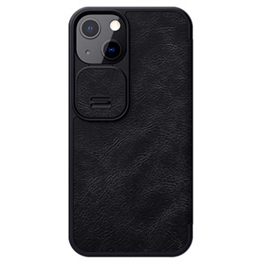 NILLKIN Qin Pro Leather case iPhone 13 fekete iPon.hu