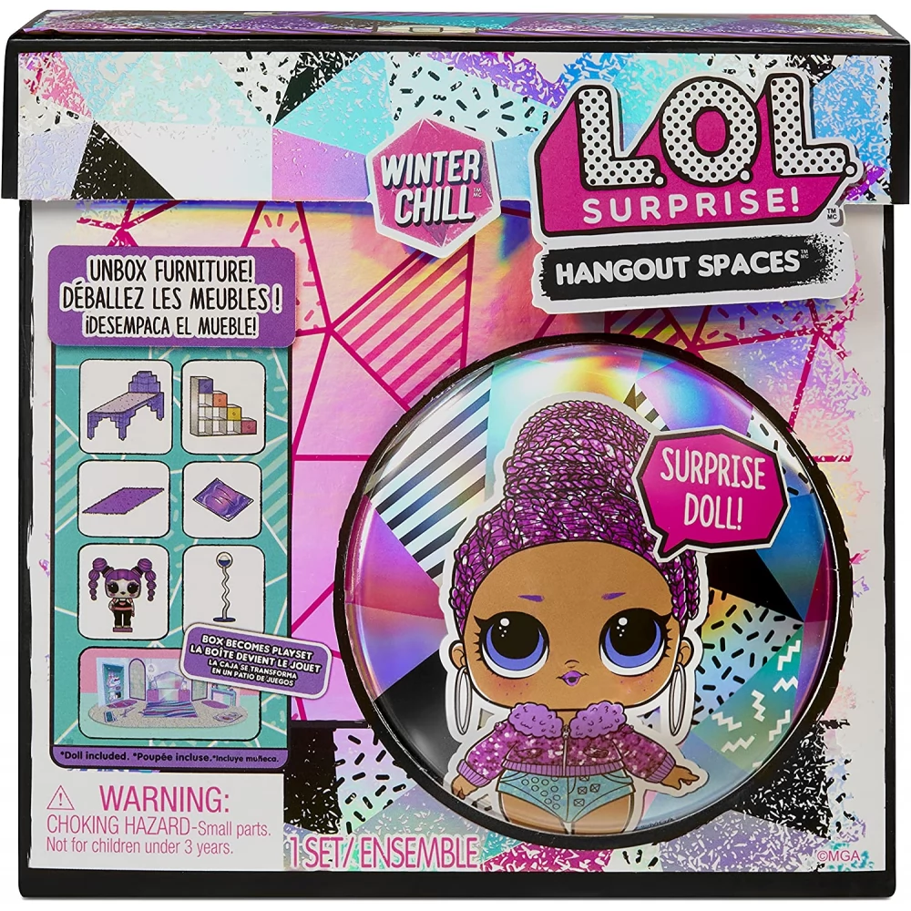 MGA ENTERTAINMENT L.O.L. Surprise Winter Chill baba téli szoba készlet