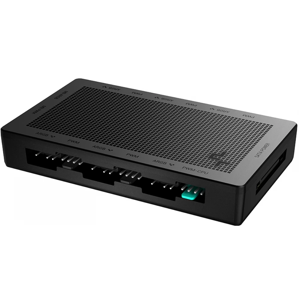 ID-COOLING FH-07 SATA Powered Fan Hub with 7 PWM Ports Hub Splitter for  4-Pin & 3-Pin Computer Internal Fans