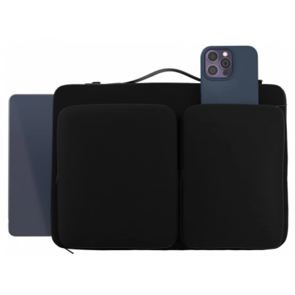 NEXT ONE Slim Shoulder Bag Macbook Pro 16 black iPoncomp
