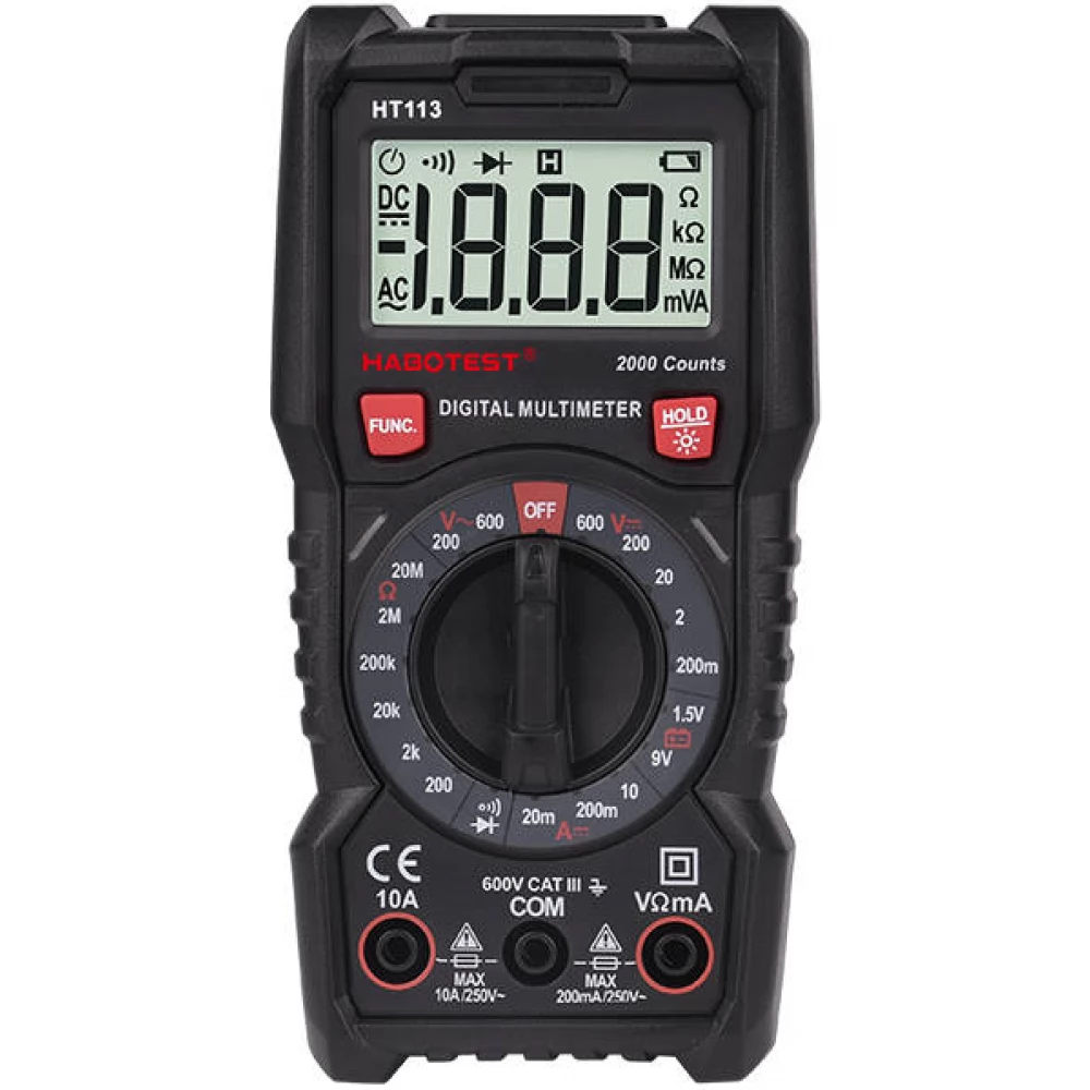 HABOTEST HT113 univerzális digitális multiméter - iPon - hardver és ...