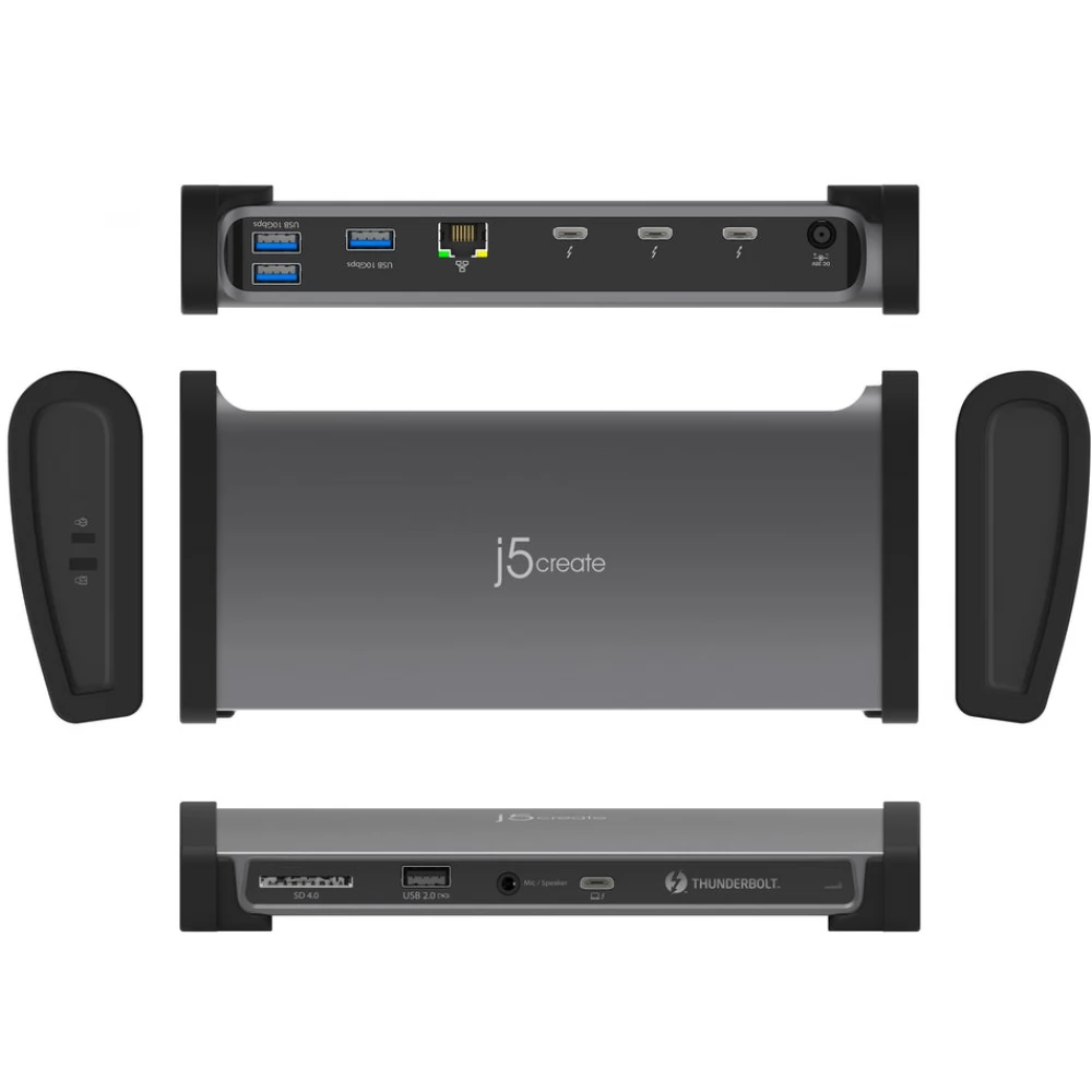 J5CREATE 8K Thunderbolt 4 Docking Station iPon hardver és szoftver