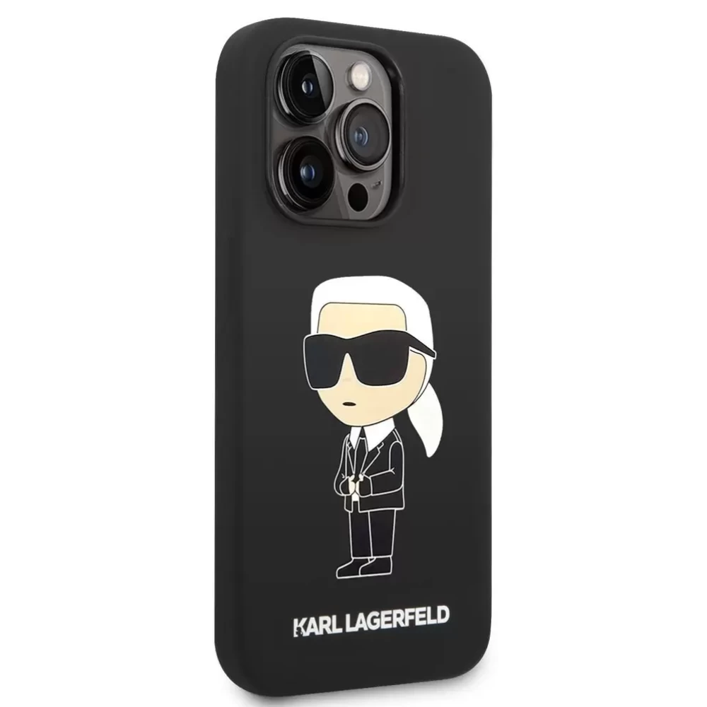 KARL LAGERFELD tok fekete KLHCP14XSNIKBCK Apple Iphone 14 Pro Max készülékhez iPon hardver