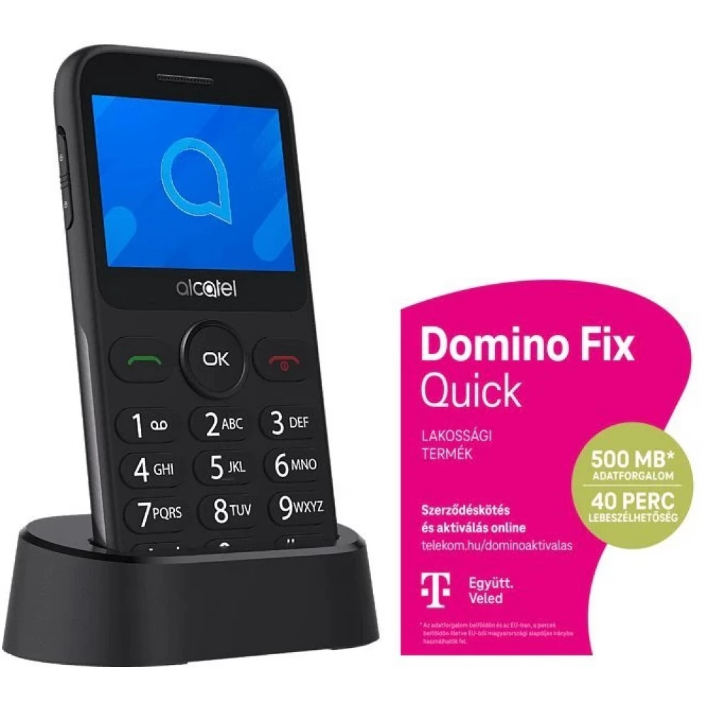 ALCATEL 2020 grey + DominoFix Quick basic package - iPoncomp.com