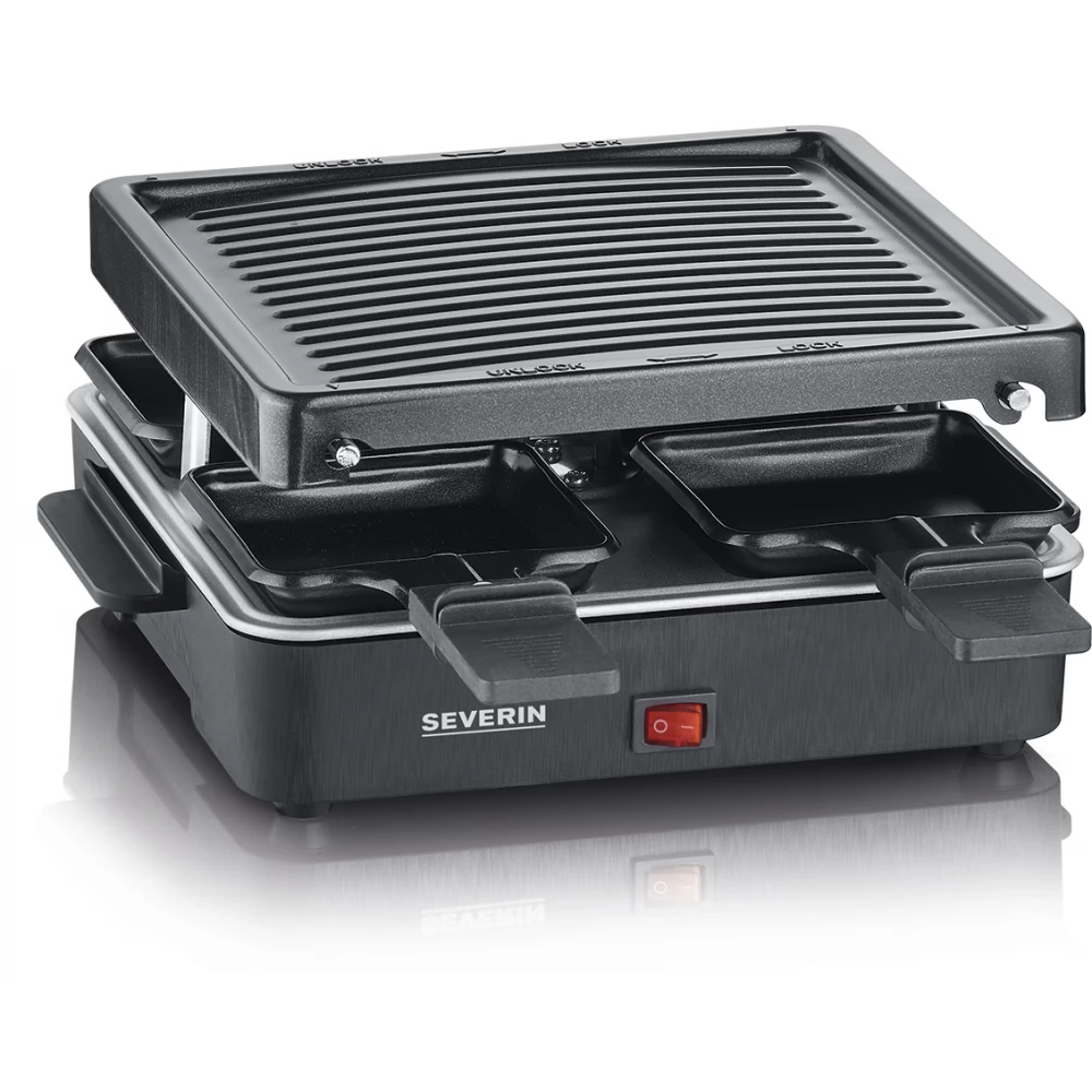 SEVERIN 2370 Raclette mini 4 személyre - iPon - hardware and software news, reviews, webshop, forum