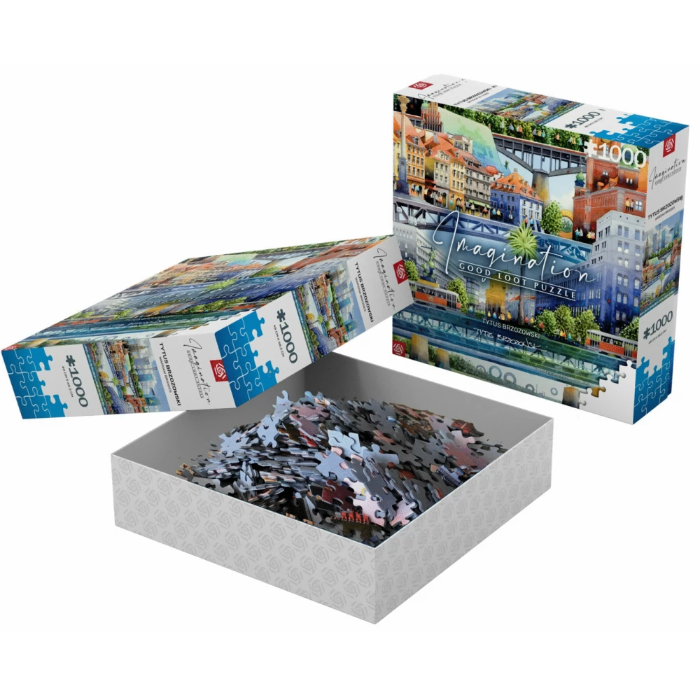 GOODLOOT Puzzle game 1000 pieces Imagination: Tytus Brzozowski - Varsói ...