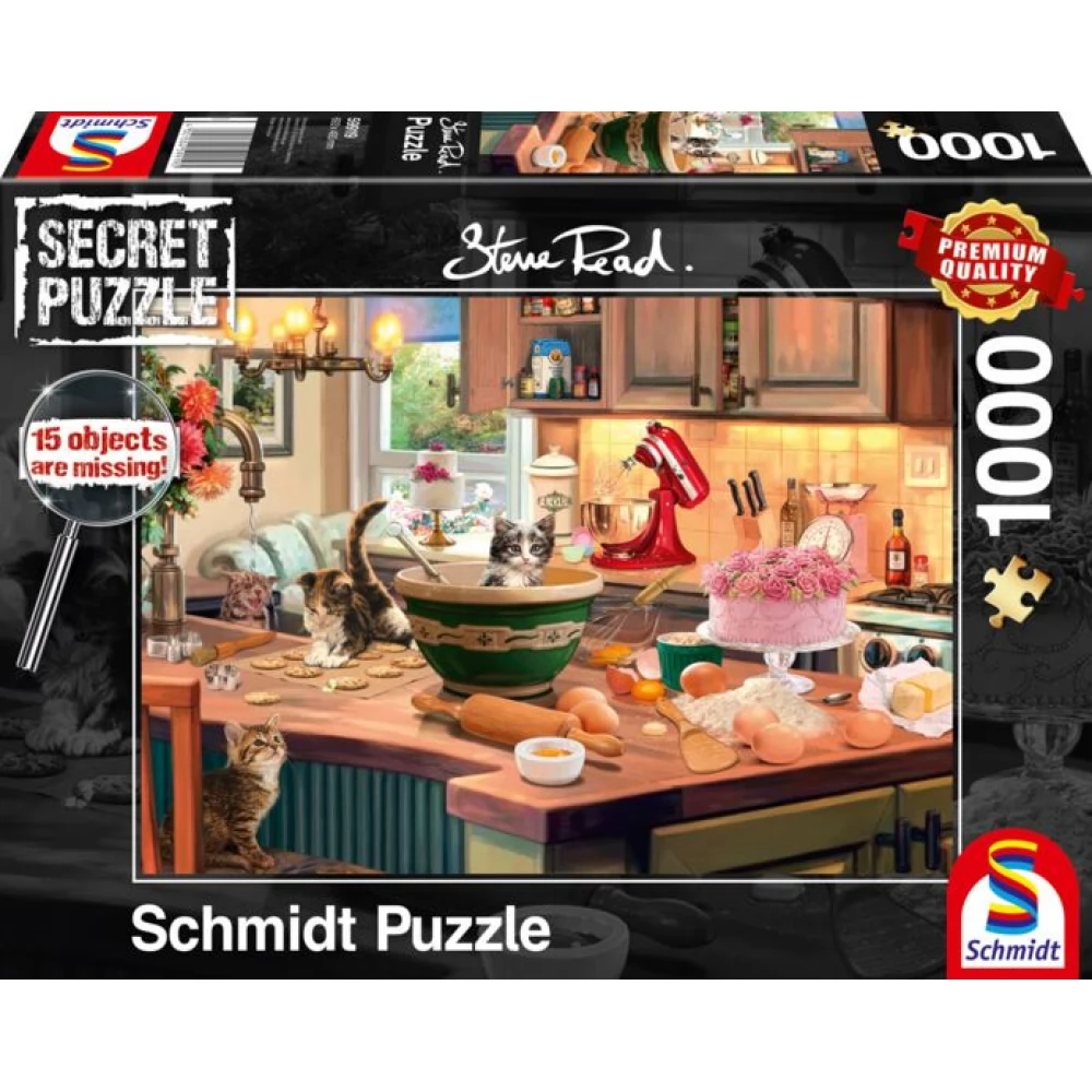 Steve Reed Puzzles SCHMIDTSPIELE Puzzle játék 1000 darabos Steve Reed A konyhaasztalnál ...