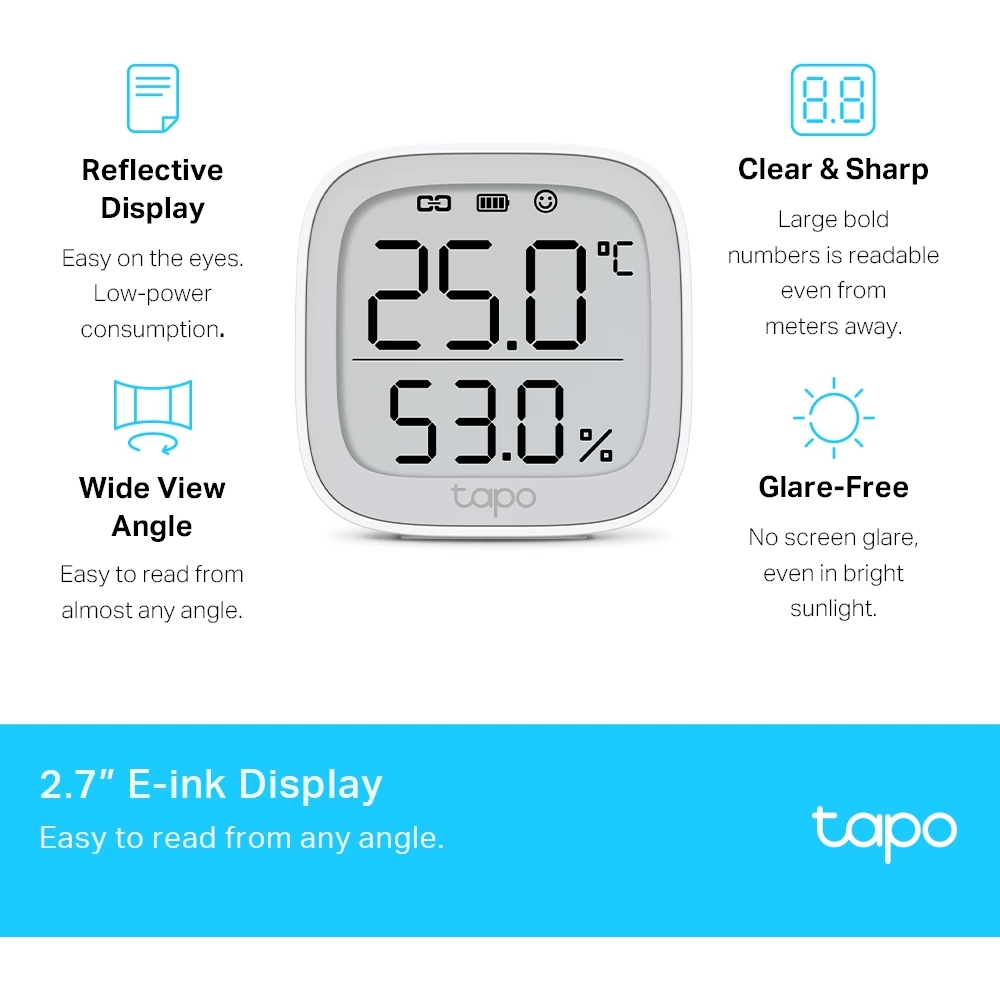 TP-LINK TAPO T315 Clever Hőmérséklet and Páratartalom Monitor white - iPon  - hardware and software news, reviews, webshop, forum